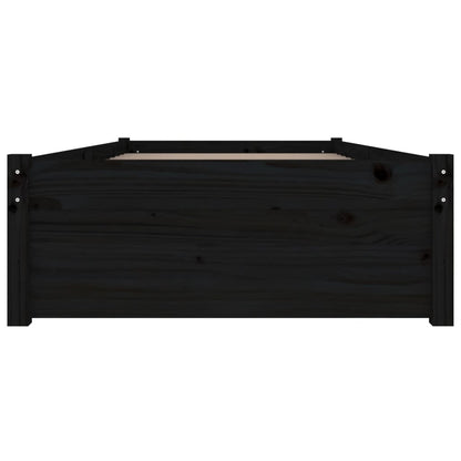 Bedframe met lades zwart 90x190 cm