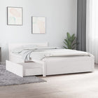 Bedframe Met Lades 100 x 200 cm Wit