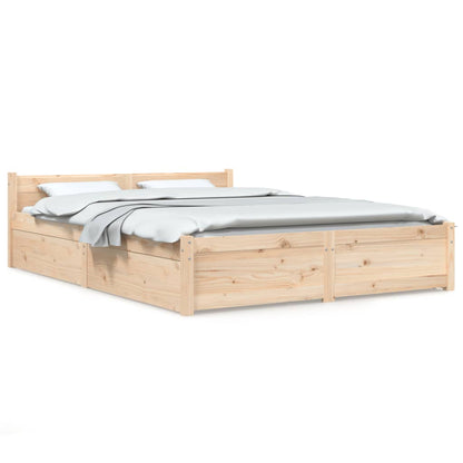 Bedframe Met Lades 135X190 Cm 4Ft6 Double