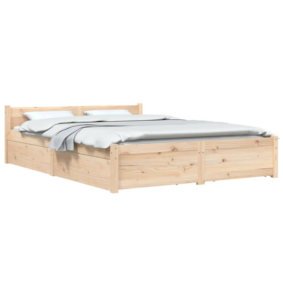 Bedframe Met Lades 120X200 Cm