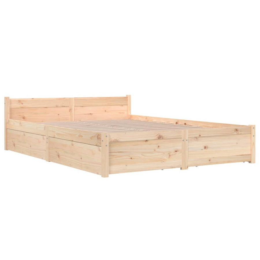 Bedframe Met Lades 120X200 Cm