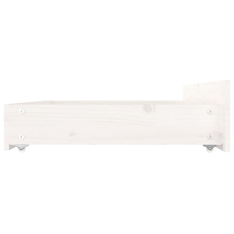Bedframe Met Lades Wit 120X200 Cm