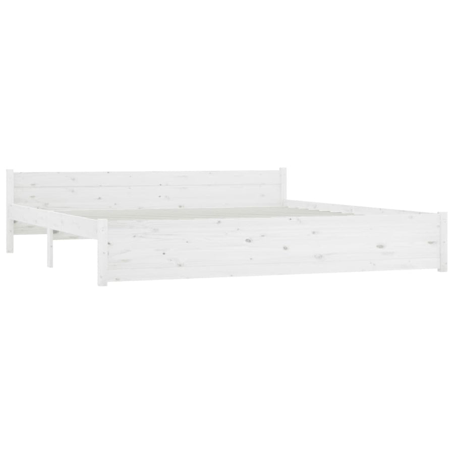 Bedframe Met Lades Wit 180X200 Cm 6Ft Super King