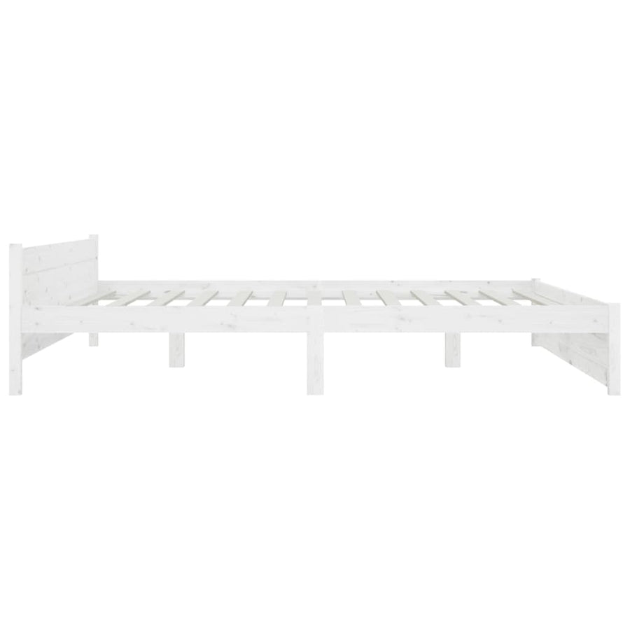 Bedframe Met Lades Wit 180X200 Cm 6Ft Super King