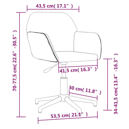 Eetkamerstoelen Draaibaar Stof Kleurig Crème