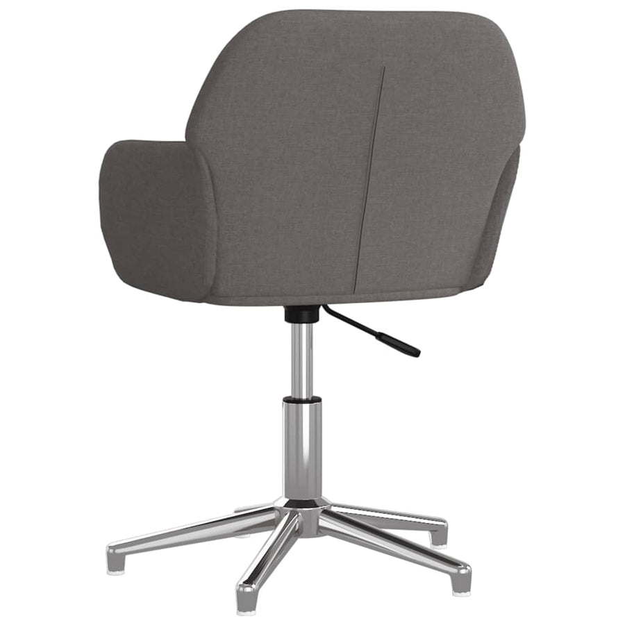 Eetkamerstoelen Draaibaar Stof Donkergrijs