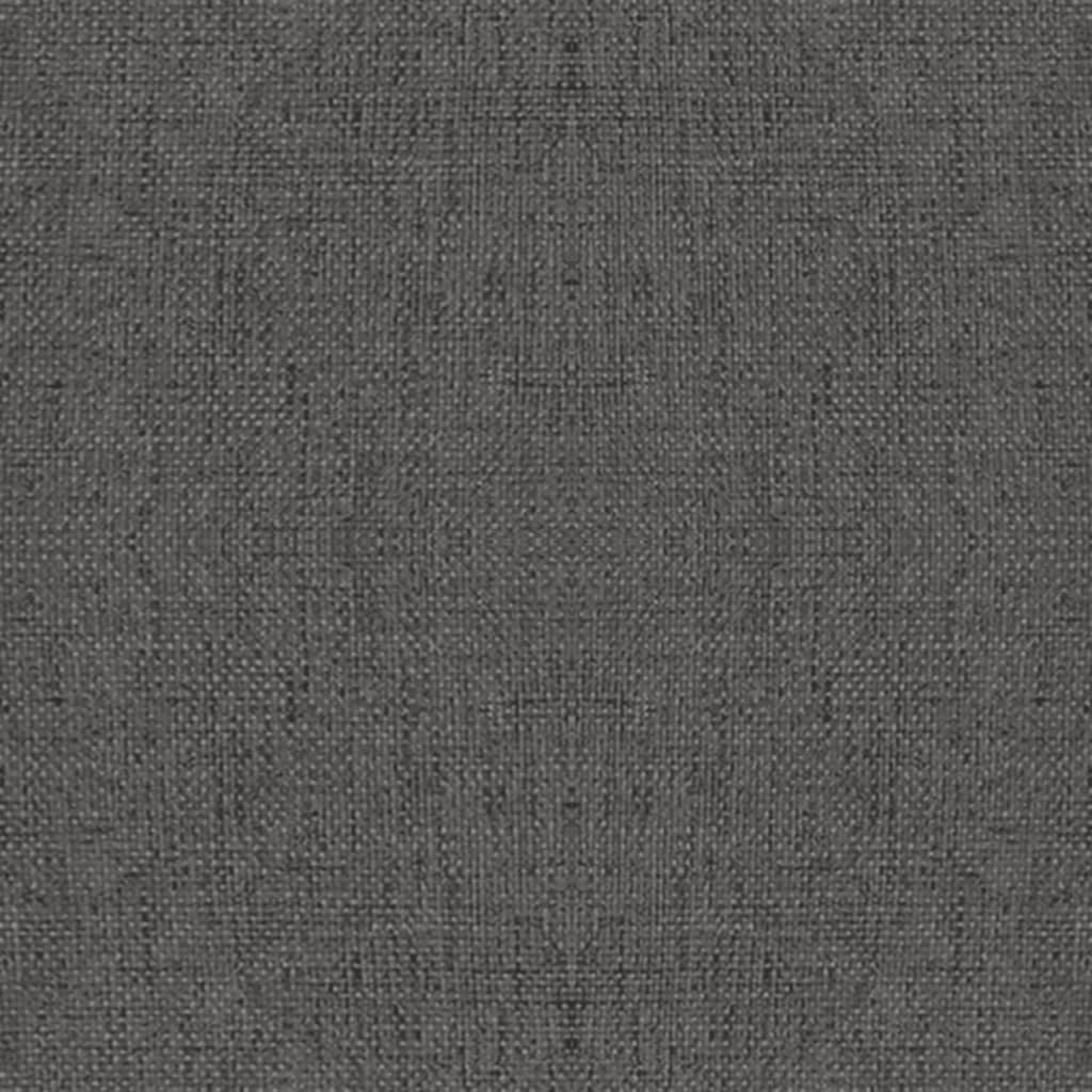 Eetkamerstoelen Draaibaar Stof Donkergrijs