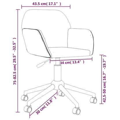 Eetkamerstoelen Draaibaar Stof Kleurig Crème