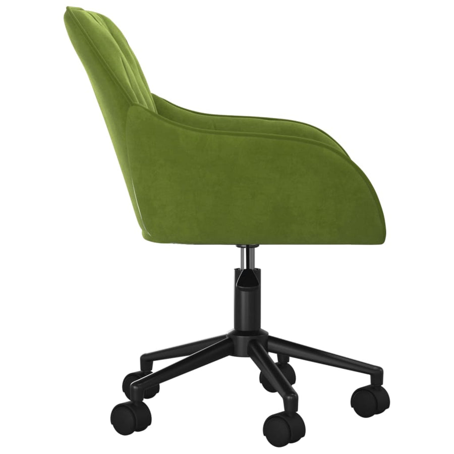 Eetkamerstoelen Draaibaar 2 St Fluweel Lichtgroen