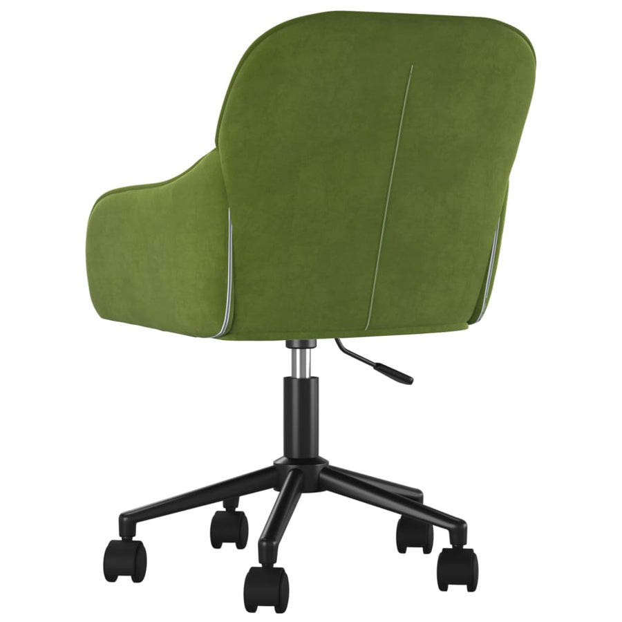 Eetkamerstoelen Draaibaar 2 St Fluweel Lichtgroen