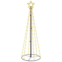 Kegelkerstboom 108 LED's 70x180 cm warmwit 180 x 70 cm Warmwit