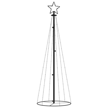 Kegelkerstboom 108 LED's 70x180 cm warmwit 180 x 70 cm Warmwit