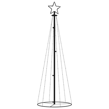 Kegelkerstboom 108 LED's 70x180 cm koudwit