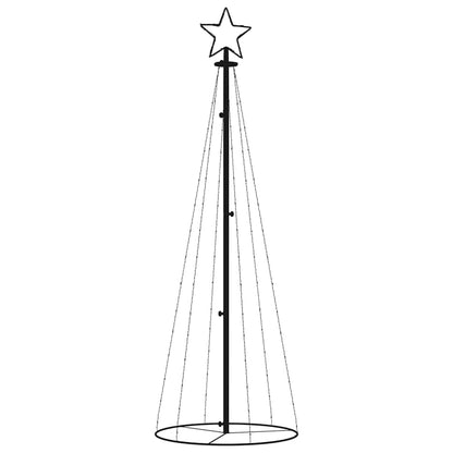 Kegelkerstboom 108 LED's 70x180 cm meerkleurig