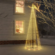 Kegelkerstboom 310 LED's 100x300 cm warmwit