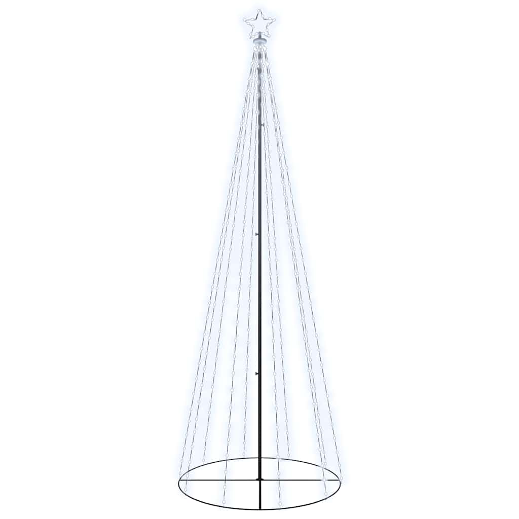 Kegelkerstboom 310 LED's 100x300 cm koudwit