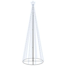 Kegelkerstboom 310 LED's 100x300 cm koudwit