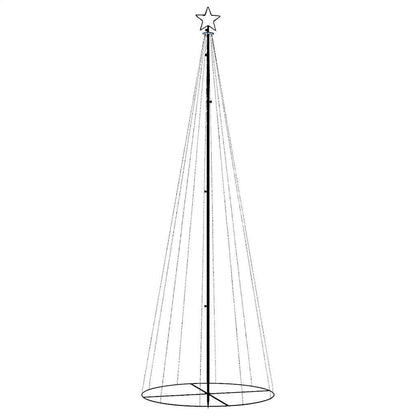Kegelkerstboom 310 LED's 100x300 cm koudwit