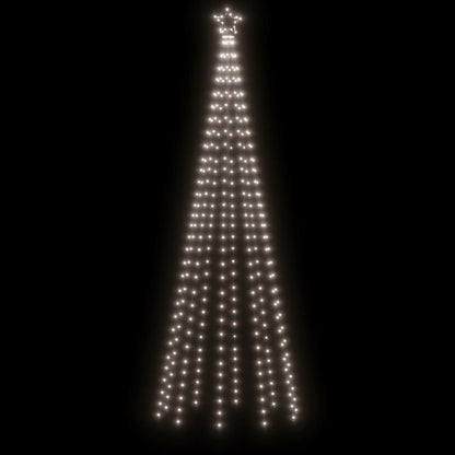 Kegelkerstboom 310 LED's 100x300 cm koudwit