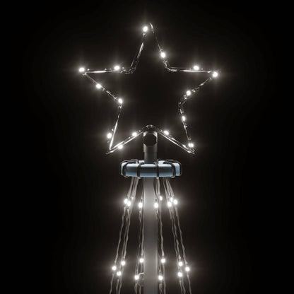 Kegelkerstboom 310 LED's 100x300 cm koudwit