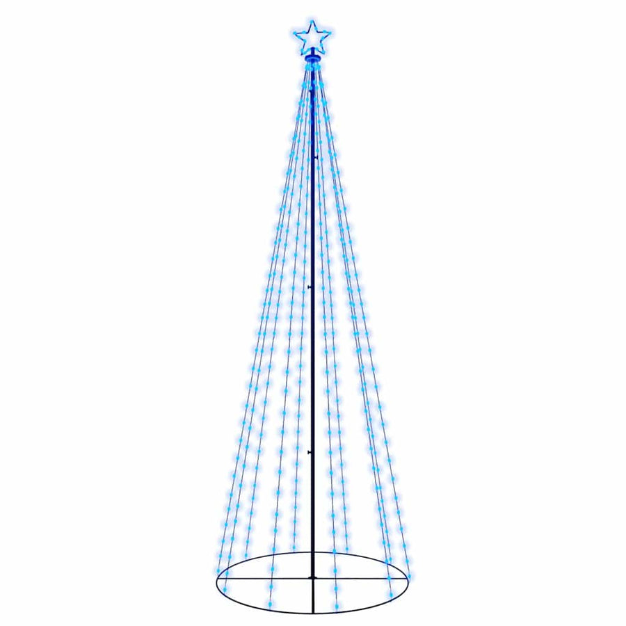 Kegelkerstboom 310 LED's 100x300 cm blauw