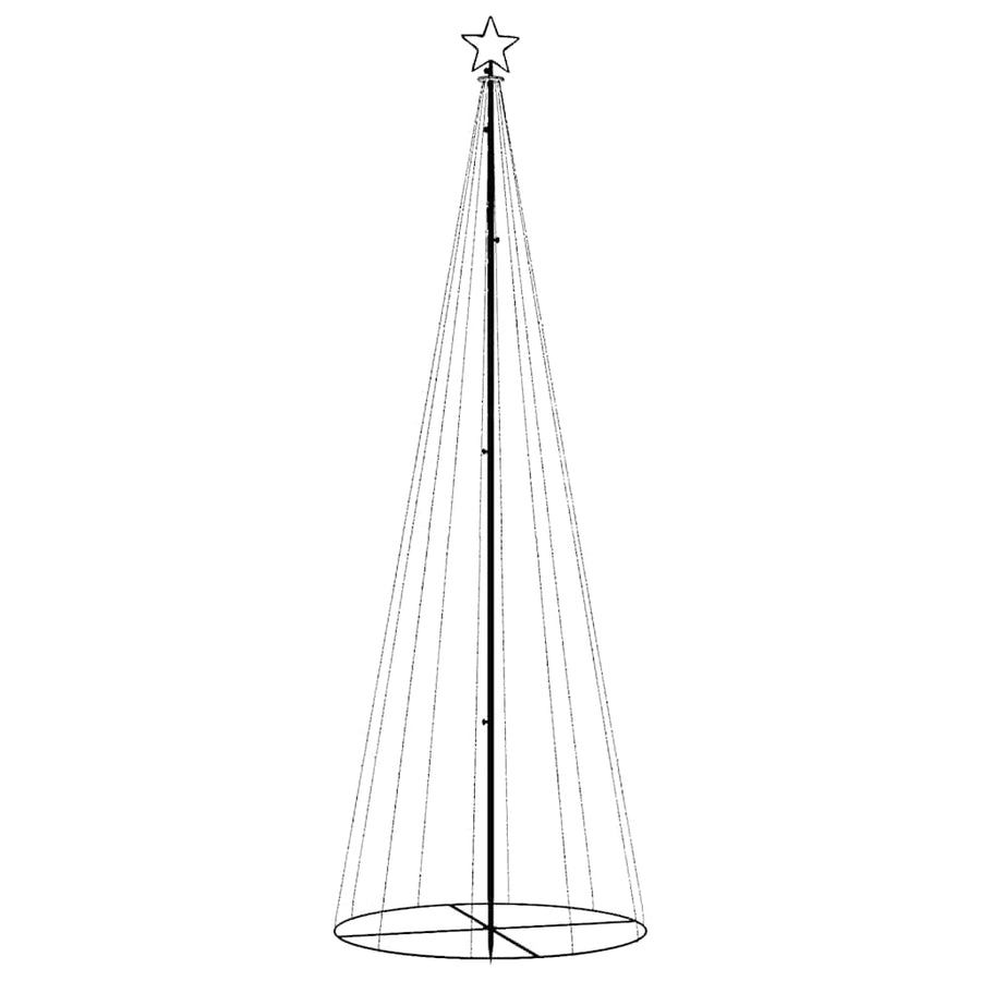 Kegelkerstboom 310 LED's 100x300 cm blauw