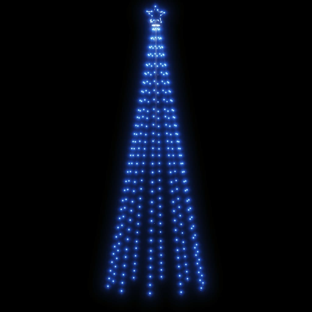 Kegelkerstboom 310 LED's 100x300 cm blauw
