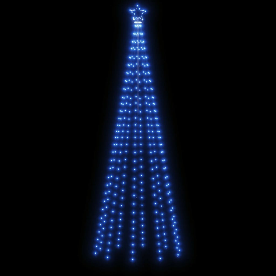 Kegelkerstboom 310 LED's 100x300 cm blauw