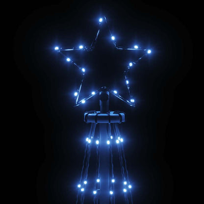 Kegelkerstboom 310 LED's 100x300 cm blauw