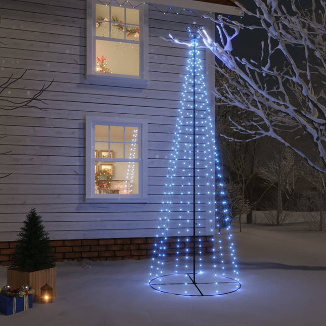 Kegelkerstboom 30 Led's 00X300 Cm 300 x 100 cm Blauw