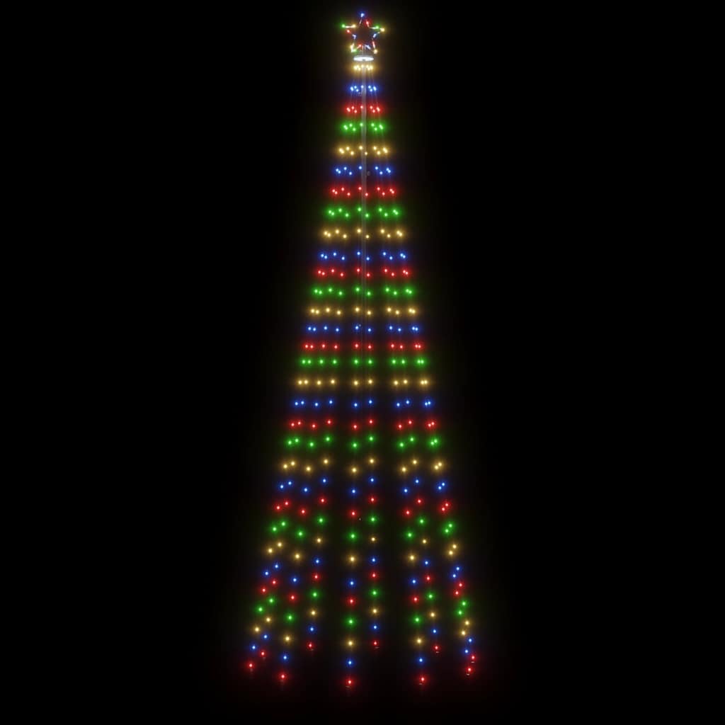 Kegelkerstboom 310 LED's 100x300 cm meerkleurig