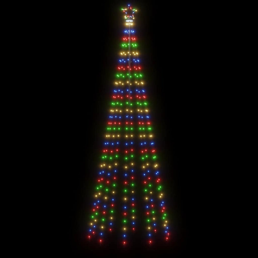 Kegelkerstboom 310 LED's 100x300 cm meerkleurig