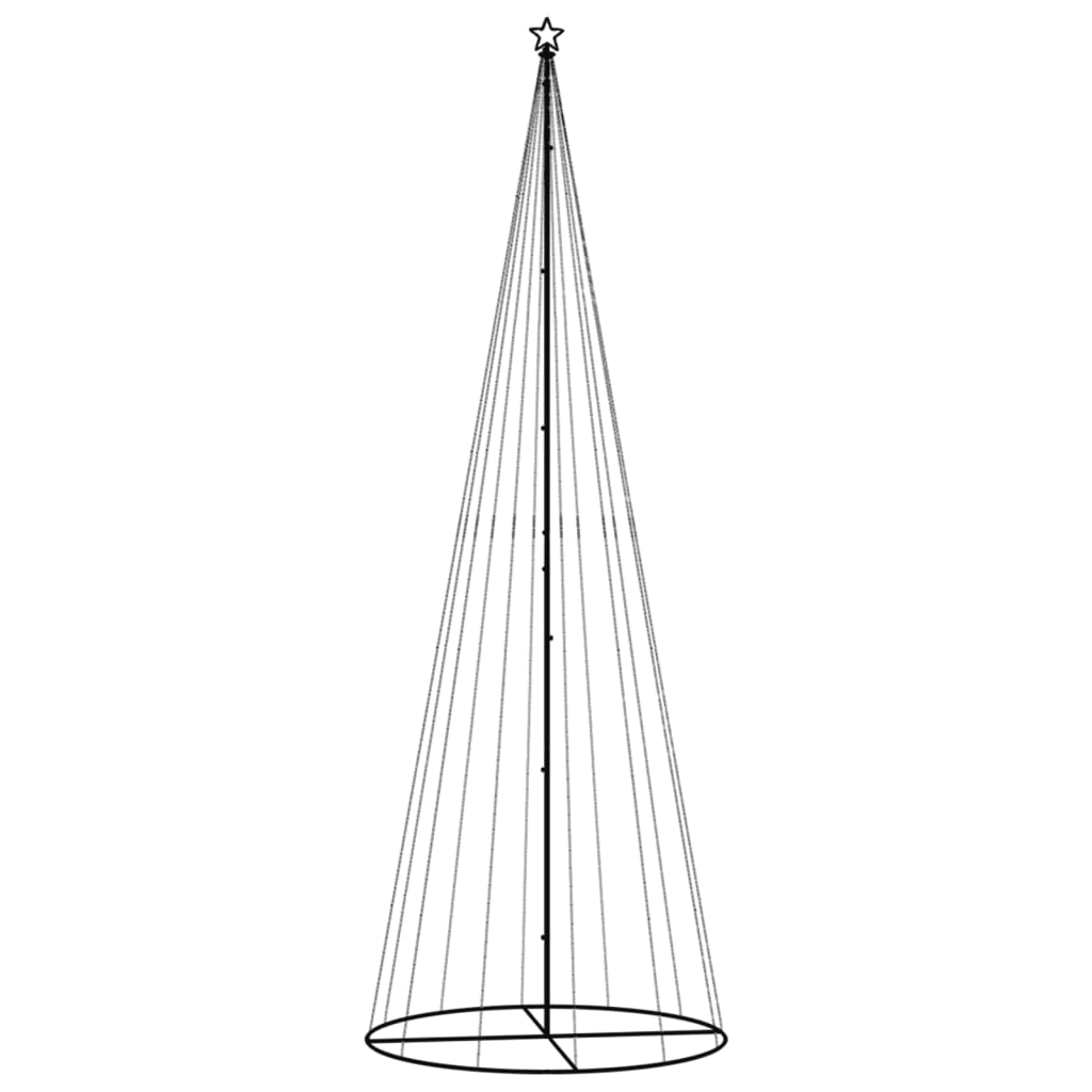 Kegelkerstboom 732 LED's warmwit 160x500 cm