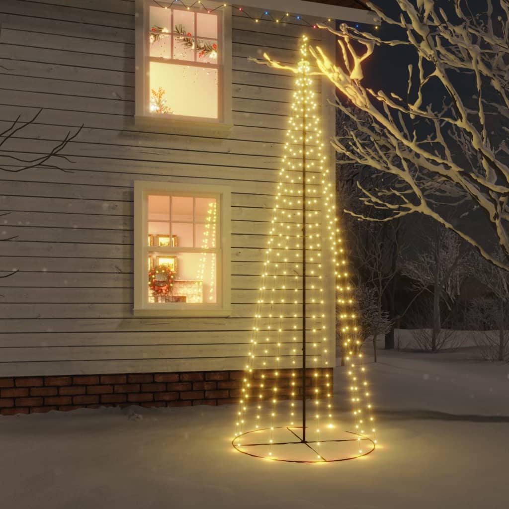 Kegelkerstboom 732 LED's warmwit 160x500 cm