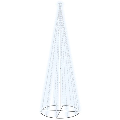 Kegelkerstboom 732 LED's koudwit 160x500 cm
