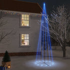 Kegelkerstboom 1134 LED's blauw 230x800 cm 800 x 230 cm Blauw