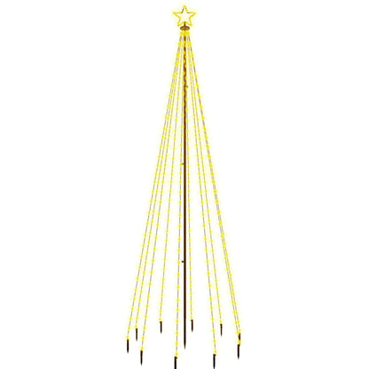 Kerstboom Met Grondpin 30 Led's 300 Cm 300 x 100 cm Warmwit