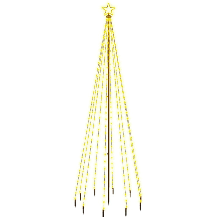 Kerstboom Met Grondpin 30 Led's 300 Cm 300 x 100 cm Warmwit