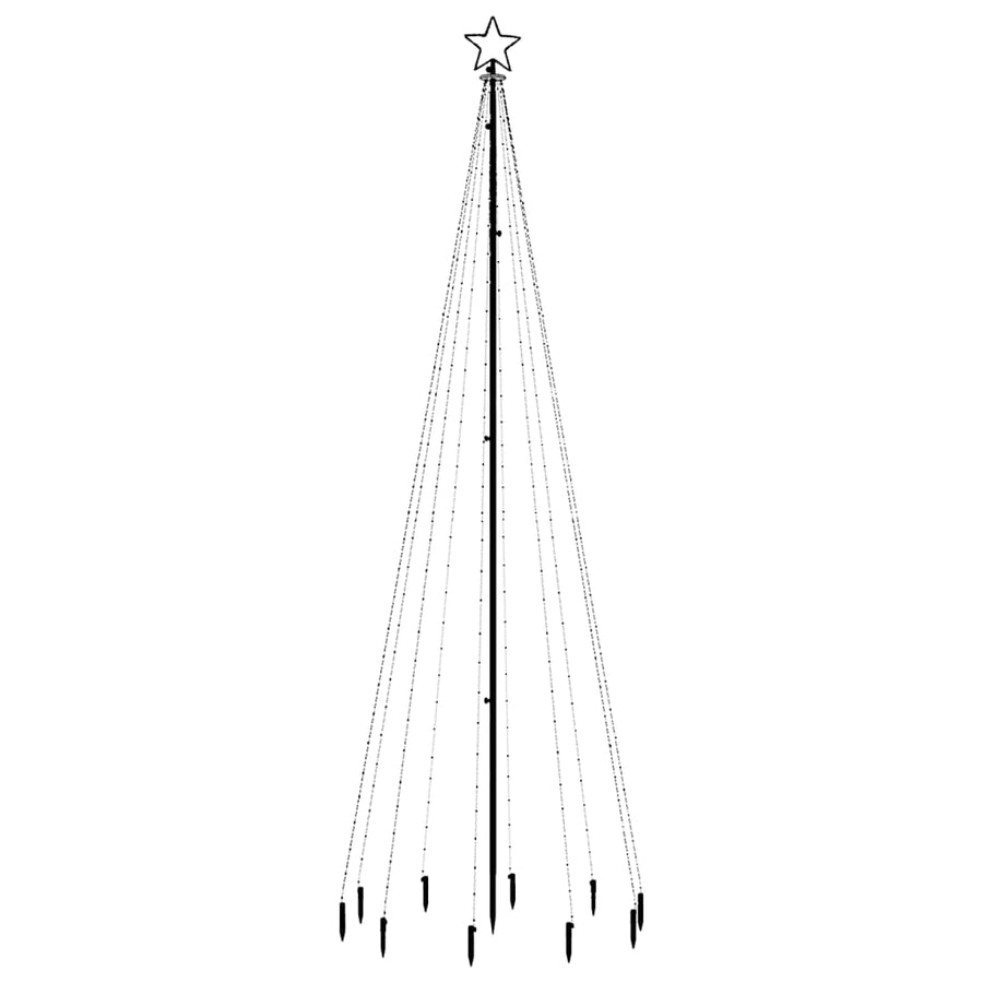 Kerstboom Met Grondpin 30 Led's 300 Cm 300 x 100 cm Warmwit