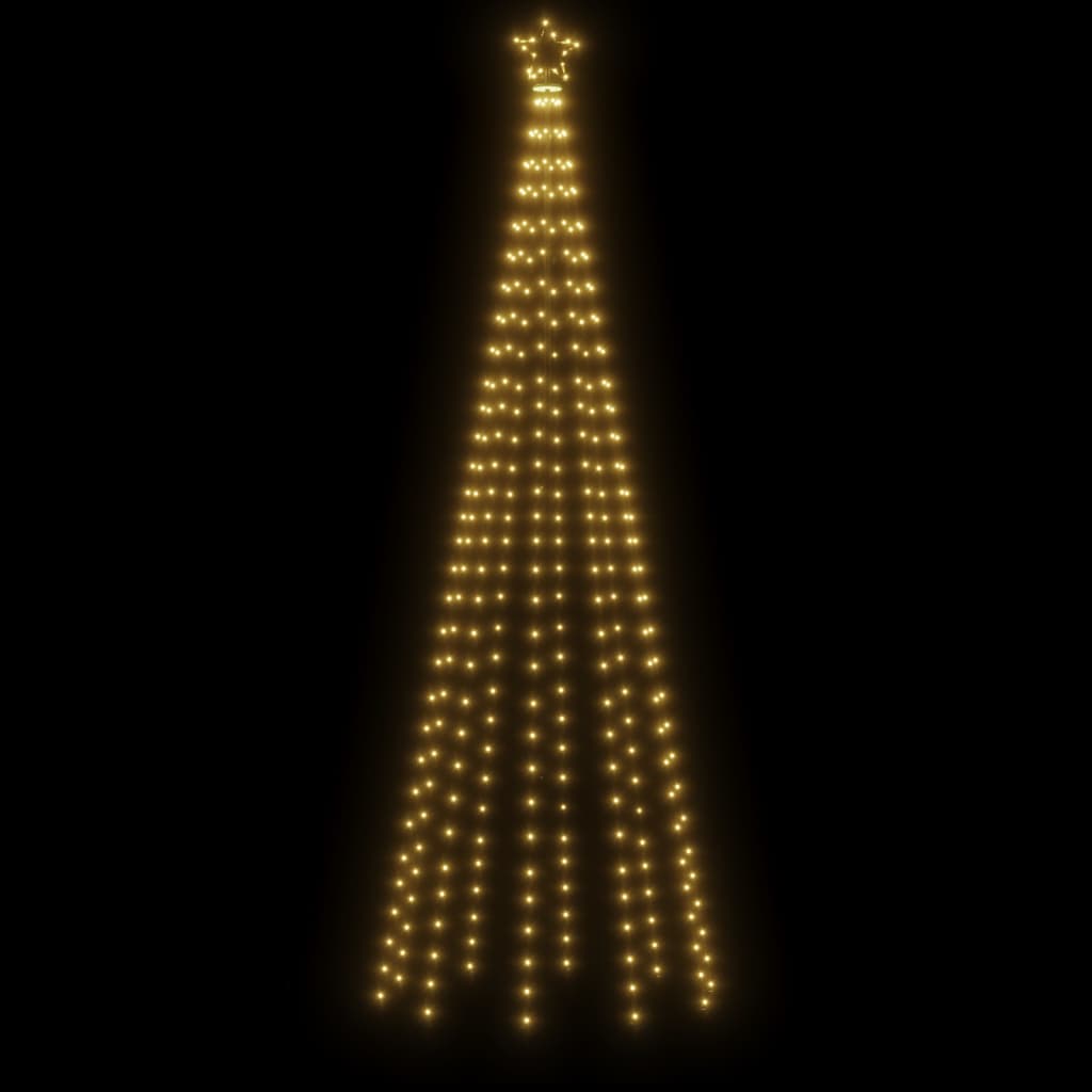 Kerstboom Met Grondpin 30 Led's 300 Cm 300 x 100 cm Warmwit