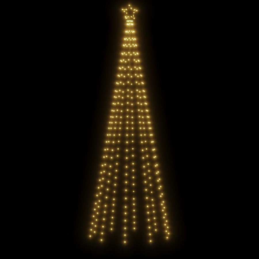 Kerstboom Met Grondpin 30 Led's 300 Cm 300 x 100 cm Warmwit