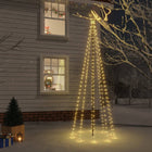 Kerstboom Met Grondpin 30 Led's 300 Cm 300 x 100 cm Warmwit