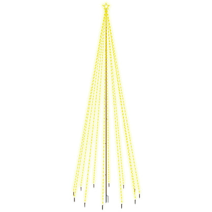 Kerstboom Met Grondpin 732 Led's 500 Cm 500 x 160 cm Warmwit