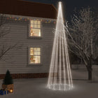 Kerstboom met grondpin 1134 LED's koudwit 800 cm 800 x 230 cm Koudwit