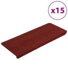 Trapmatten Zelfklevend 65X24,5X3,5 Cm 15 Rood Rechthoekig (65 x 24,5 cm)