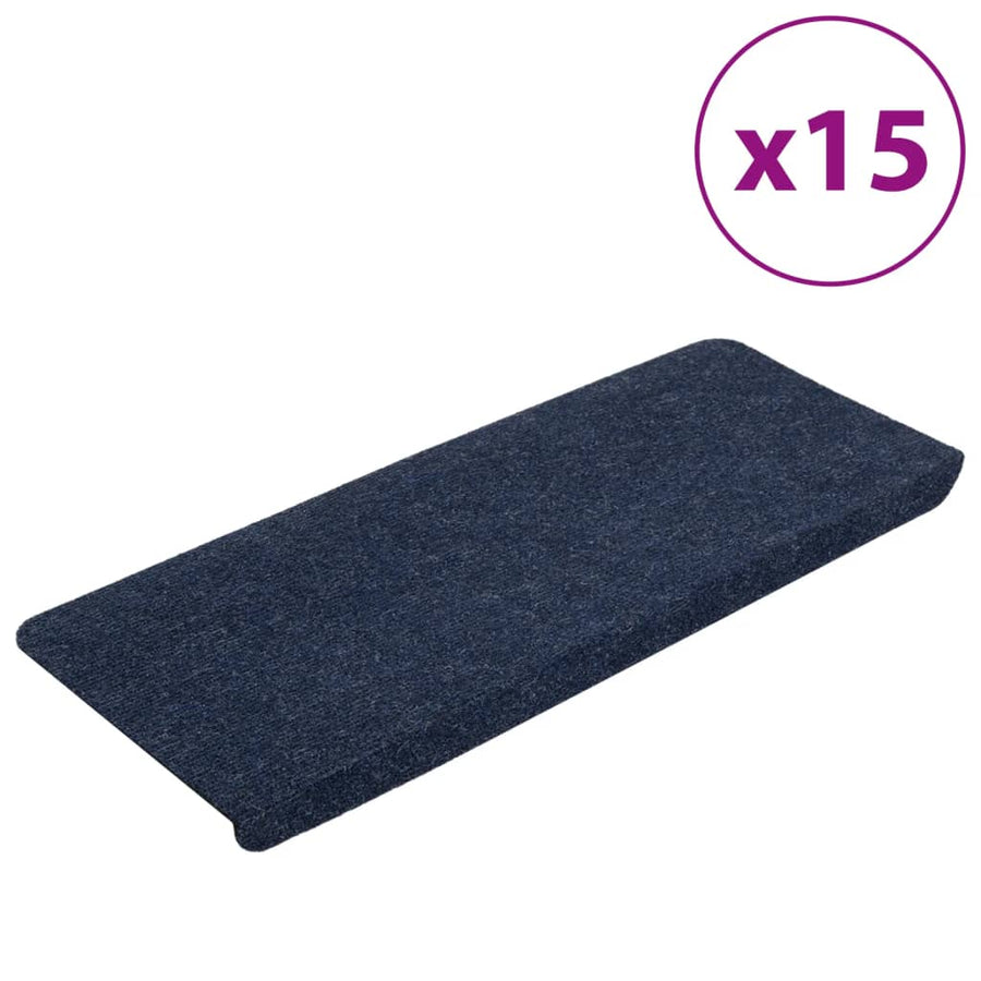 Trapmatten Zelfklevend 65X24,5X3,5 Cm 15 Blauw Rechthoekig (65 x 24,5 cm)