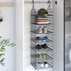 Kastorganiser hangend 7 schappen grijs 31x31x113 cm