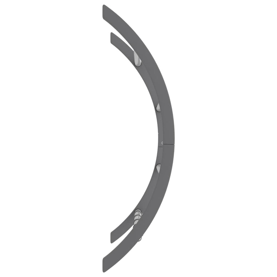 Handdoekenrek Met Haken Aluminium Zilverkleurig 56 x 16 x 72 cm