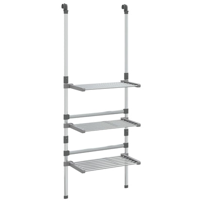 Droogrek 3-Laags Hangend Aluminium 50 x 25 x 135 cm