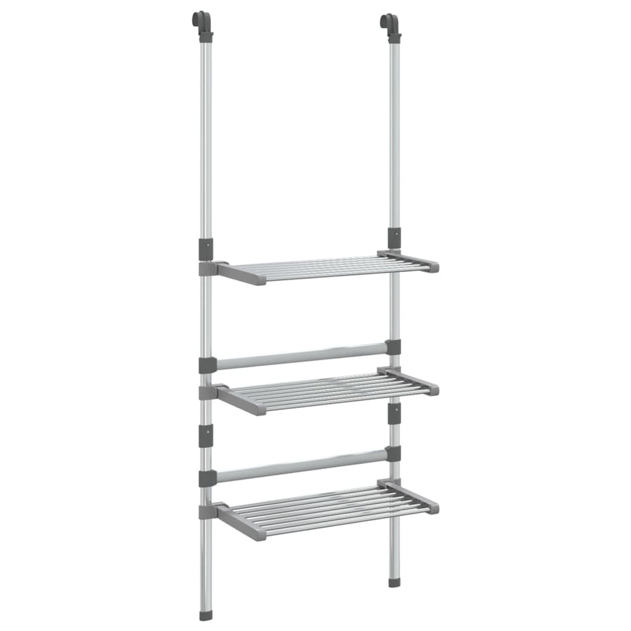 Droogrek 3-Laags Hangend Aluminium 50 x 25 x 135 cm